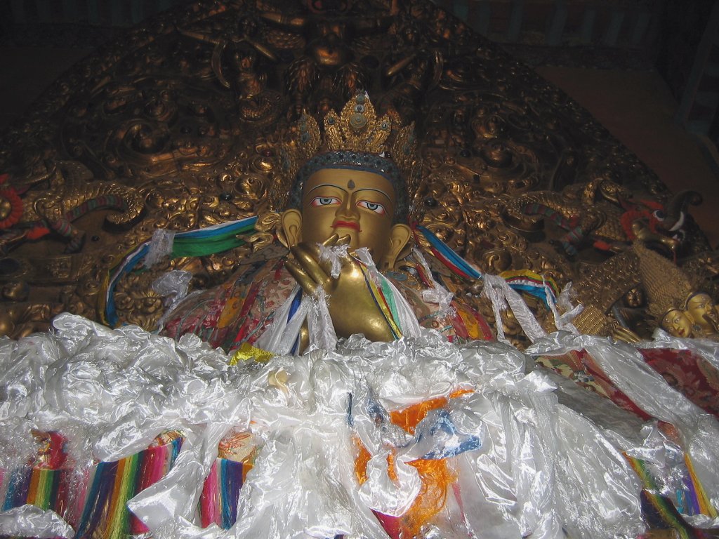 06-Buddha in the Drepung Monastry.jpg - Buddha in the Drepung Monastry